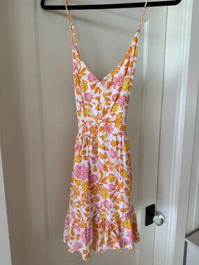 XIX Palms Floral Mini Dress